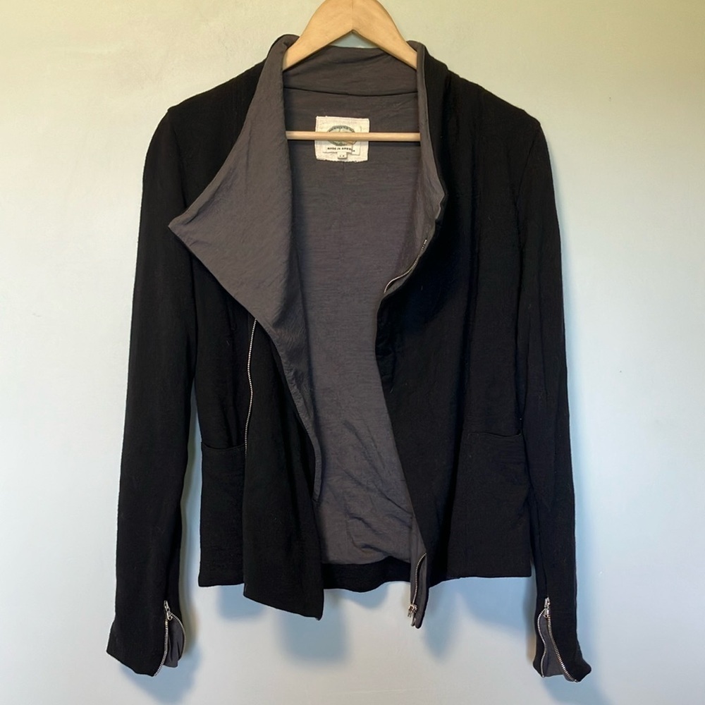 Ramblers Way 100% Rambouillet Wool Black Jacket - Picture 9 of 9